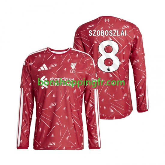Maillot Domicile Liverpool Dominik Szoboszlai 8 2026-2027 Manches Longues Homme