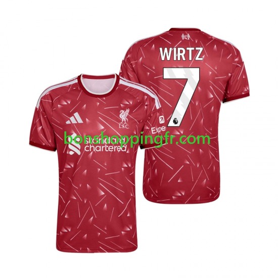 Maillot Domicile Liverpool Florian Wirtz 7 2026-2027 Manches Courtes Homme