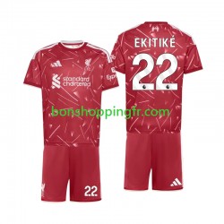 Maillot Domicile Liverpool Hugo Ekitike 22 2026-2027 Manches Courtes Jeune Enfant(+shorts)