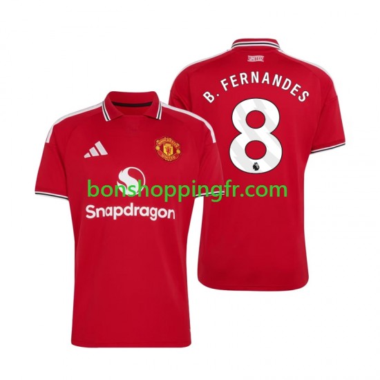 Maillot Domicile Manchester United Bruno Fernandes 8 2026-2027 Manches Courtes Homme