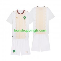 Maillot Extérieur Maroc 2026 Manches Courtes Jeune Enfant(+shorts)
