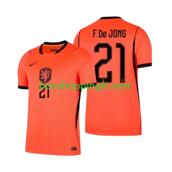 Maillot Domicile Pays-Bas Frenkie de Jong 21 World Cup 2026 Manches Courtes Homme