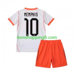 Maillot Extérieur Pays-Bas Memphis Depay 10 World Cup 2026 Manches Courtes Jeune Enfant(+shorts)