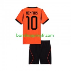 Maillot Domicile Pays-Bas Memphis Depay 10 World Cup 2026 Manches Courtes Jeune Enfant(+shorts)