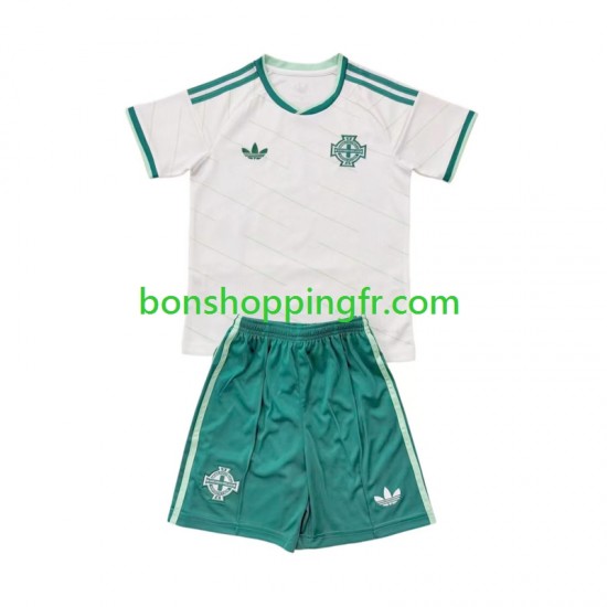 Maillot Extérieur Irlande Du Nord 2026 Manches Courtes Jeune Enfant(+shorts)