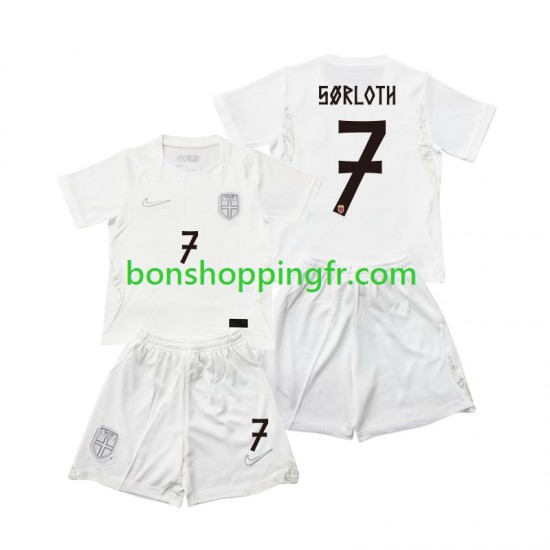 Maillot 3ème Norvège Alexander Sorloth 7 World Cup 2026 Manches Courtes Jeune Enfant(+shorts)
