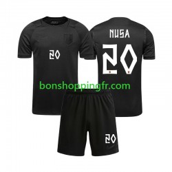Maillot Extérieur Norvège Antonio NUSA 20 World Cup 2026 Manches Courtes Jeune Enfant(+shorts)