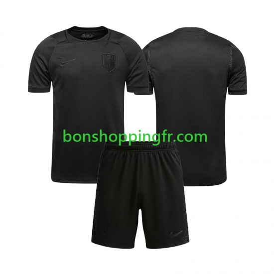 Maillot Extérieur Norvège World Cup 2026 Manches Courtes Jeune Enfant(+shorts)