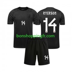 Maillot Extérieur Norvège Julian Ryerson 14 World Cup 2026 Manches Courtes Jeune Enfant(+shorts)