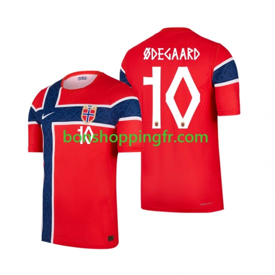 Maillot Domicile Norvège Martin Odegaard 10 World Cup 2026 Manches Courtes Homme