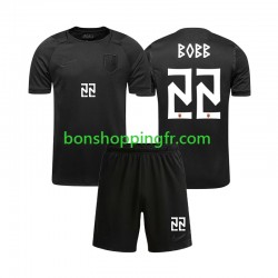 Maillot Extérieur Norvège Oscar Bobb 22 World Cup 2026 Manches Courtes Jeune Enfant(+shorts)