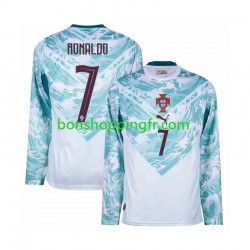 Maillot Extérieur Portugal Cristiano Ronaldo 7 World Cup 2026 Manches Longues Homme