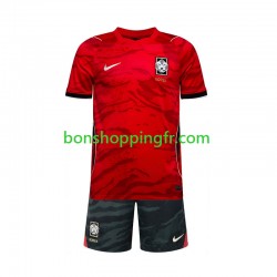 Maillot Domicile Corée du Sud World Cup 2026 Manches Courtes Jeune Enfant(+shorts)