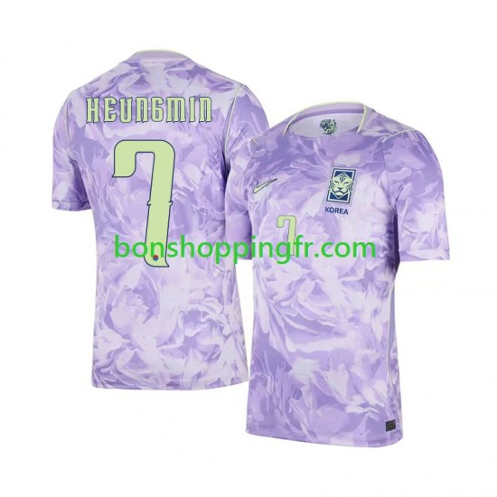 Maillot Extérieur Corée du Sud Son Heung-min 7 World Cup 2026 Manches Courtes Homme
