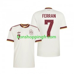 Maillot Extérieur Espagne Ferran Torres 7 World Cup 2026 Manches Courtes Homme