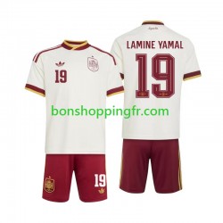 Maillot Extérieur Espagne Lamine Yamal 19 World Cup 2026 Manches Courtes Jeune Enfant(+shorts)