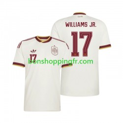 Maillot Extérieur Espagne Nico Williams 17 World Cup 2026 Manches Courtes Homme