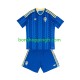 Maillot Extérieur Suède World Cup 2026 Manches Courtes Jeune Enfant(+shorts)