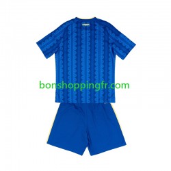 Maillot Extérieur Suède World Cup 2026 Manches Courtes Jeune Enfant(+shorts)