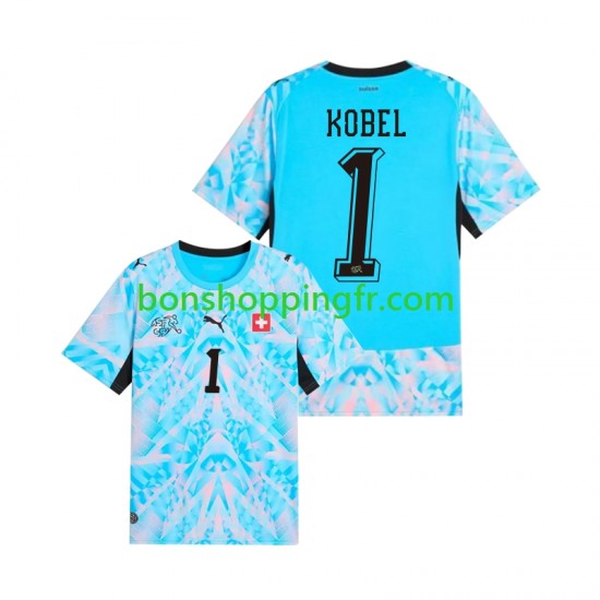 Maillot Domicile Suisse Gardien Gregor Kobel 1 World Cup 2026 Manches Courtes Homme