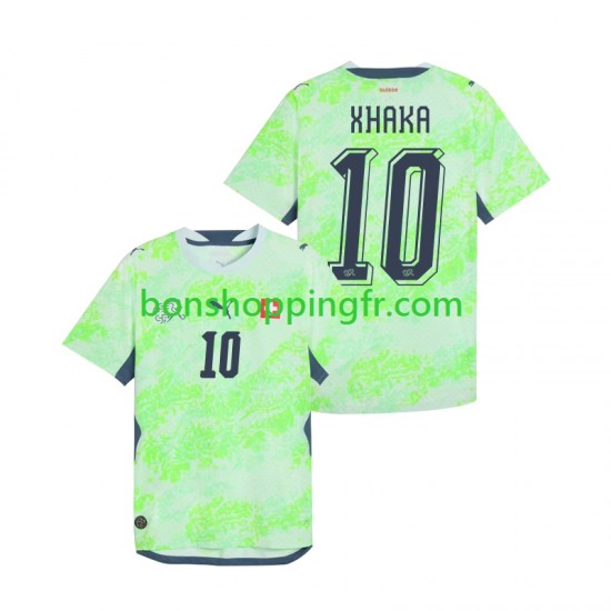 Maillot Extérieur Suisse Granit Xhaka 10 World Cup 2026 Manches Courtes Homme
