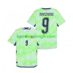 Maillot Extérieur Suisse Johan Manzambi 9 World Cup 2026 Manches Courtes Homme