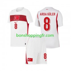 Maillot Extérieur Turquie Arda Guler 8 World Cup 2026 Manches Courtes Jeune Enfant(+shorts)