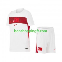 Maillot Extérieur Turquie World Cup 2026 Manches Courtes Jeune Enfant(+shorts)
