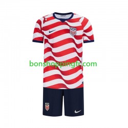 Maillot Domicile États-Unis World Cup 2026 Manches Courtes Jeune Enfant(+shorts)