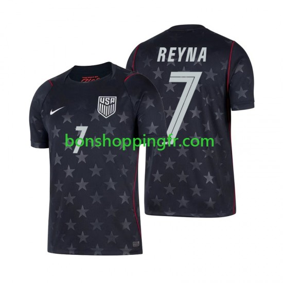 Maillot Extérieur États-Unis Giovanni Reyna 7 World Cup 2026 Manches Courtes Homme