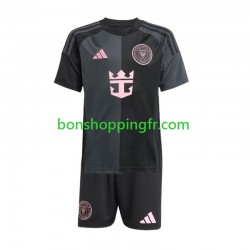 Maillot Extérieur InterMiami 2024-2025 Manches Courtes Jeune Enfant(+shorts)