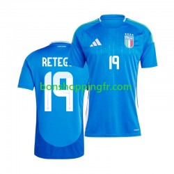 Maillot Domicile Italie Mateo Retegui 19 2024 Manches Courtes Homme