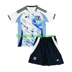 Maillot Domicile Japon Dragon Ball 2024 Manches Courtes Jeune Enfant(+shorts)