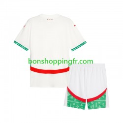 Maillot Extérieur Maroc 2024 Manches Courtes Jeune Enfant(+shorts)