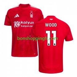Maillot Domicile Nottingham Forest Chris Wood 11 2024-2025 Manches Courtes Homme