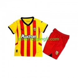 Maillot Domicile RC Lens 2024-2025 Manches Courtes Jeune Enfant(+shorts)
