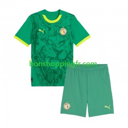 Maillot Extérieur Sénégal 2025 Manches Courtes Jeune Enfant(+shorts)