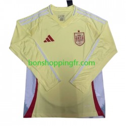 Maillot Extérieur Espagne Euro 2024 Manches Longues Homme