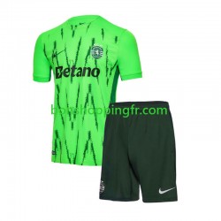 Maillot 3ème Sporting CP 2024-2025 Manches Courtes Jeune Enfant(+shorts)