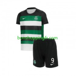 Maillot Domicile Sporting CP Gyokeres 9 2024-2025 Manches Courtes Jeune Enfant(+shorts)