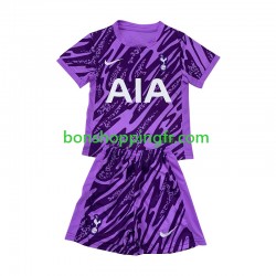 Maillot 3ème Tottenham Hotspur Gardien 2024-2025 Manches Courtes Jeune Enfant(+shorts)