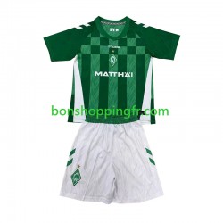 Maillot Domicile Werder Bremen 2024-2025 Manches Courtes Jeune Enfant(+shorts)