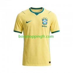 Maillot Domicile Brésil World Cup 2026 Manches Courtes Homme