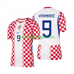 Maillot Domicile Croatie Andrej Kramaric 9 World Cup 2026 Manches Courtes Homme
