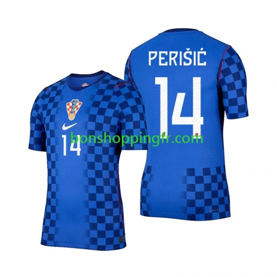 Maillot Extérieur Croatie Ivan Perisic 14 World Cup 2026 Manches Courtes Homme