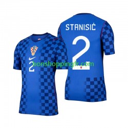 Maillot Extérieur Croatie Josip Stanisic 2 World Cup 2026 Manches Courtes Homme