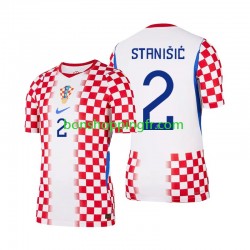 Maillot Domicile Croatie Josip Stanisic 2 World Cup 2026 Manches Courtes Homme