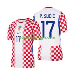 Maillot Domicile Croatie Petar Sucic 17 World Cup 2026 Manches Courtes Homme