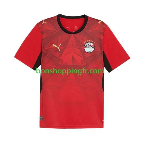 Maillot Domicile Égypte World Cup 2026 Manches Courtes Homme