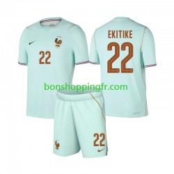 Maillot Extérieur France Hugo Ekitike 22 World Cup 2026 Manches Courtes Jeune Enfant(+shorts)